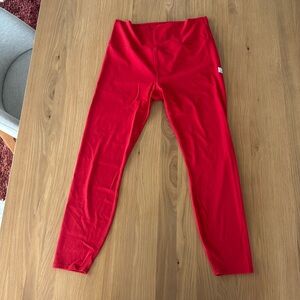 Vouri All the Feels leggings, color: cherry, size: L, very gently worn